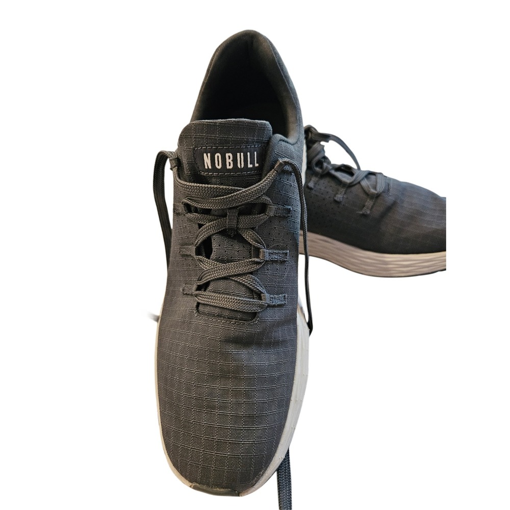 NOBULL Allday Ripstop Running Training Shoes Men Size 8 Women 9.5 Charcoal Gray